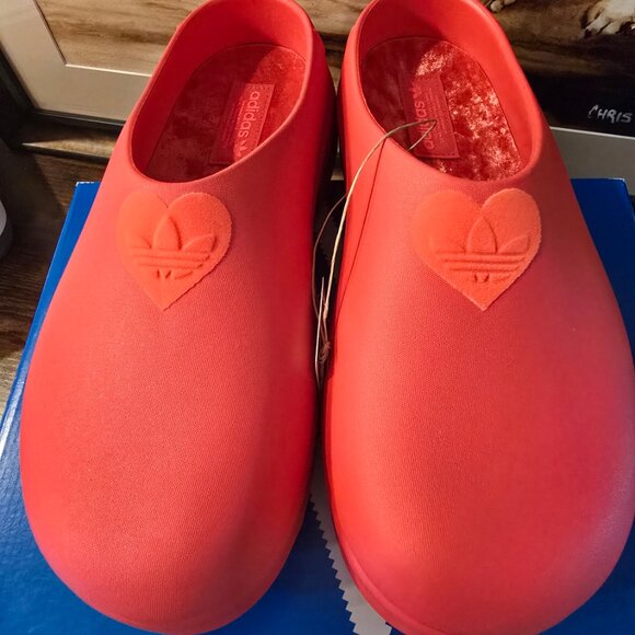 Adidas Adifom Stan Smith Mule Womens Sz 10 Valentines Day Platform Shoes JH7280 - Picture 6 of 13